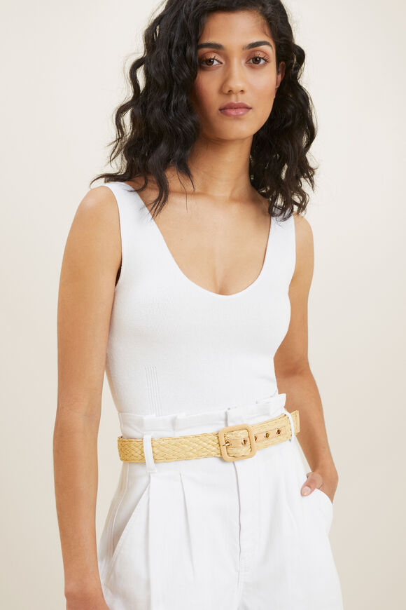 Freya Woven Waist Belt  Natural  hi-res