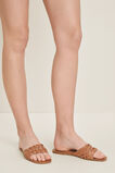 Margot Woven Slide  Tan  hi-res