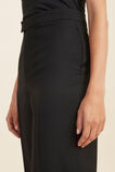 Wool Blend Wide Leg Pant   Black  hi-res