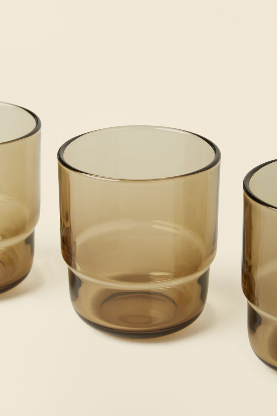 Devon Tumbler Set Of 4  Amber