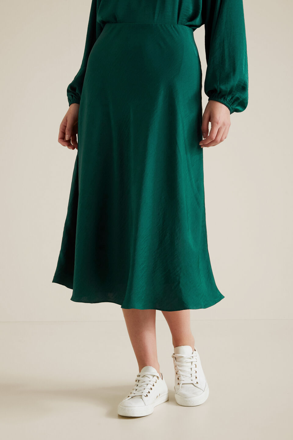 Midi Swing Skirt  