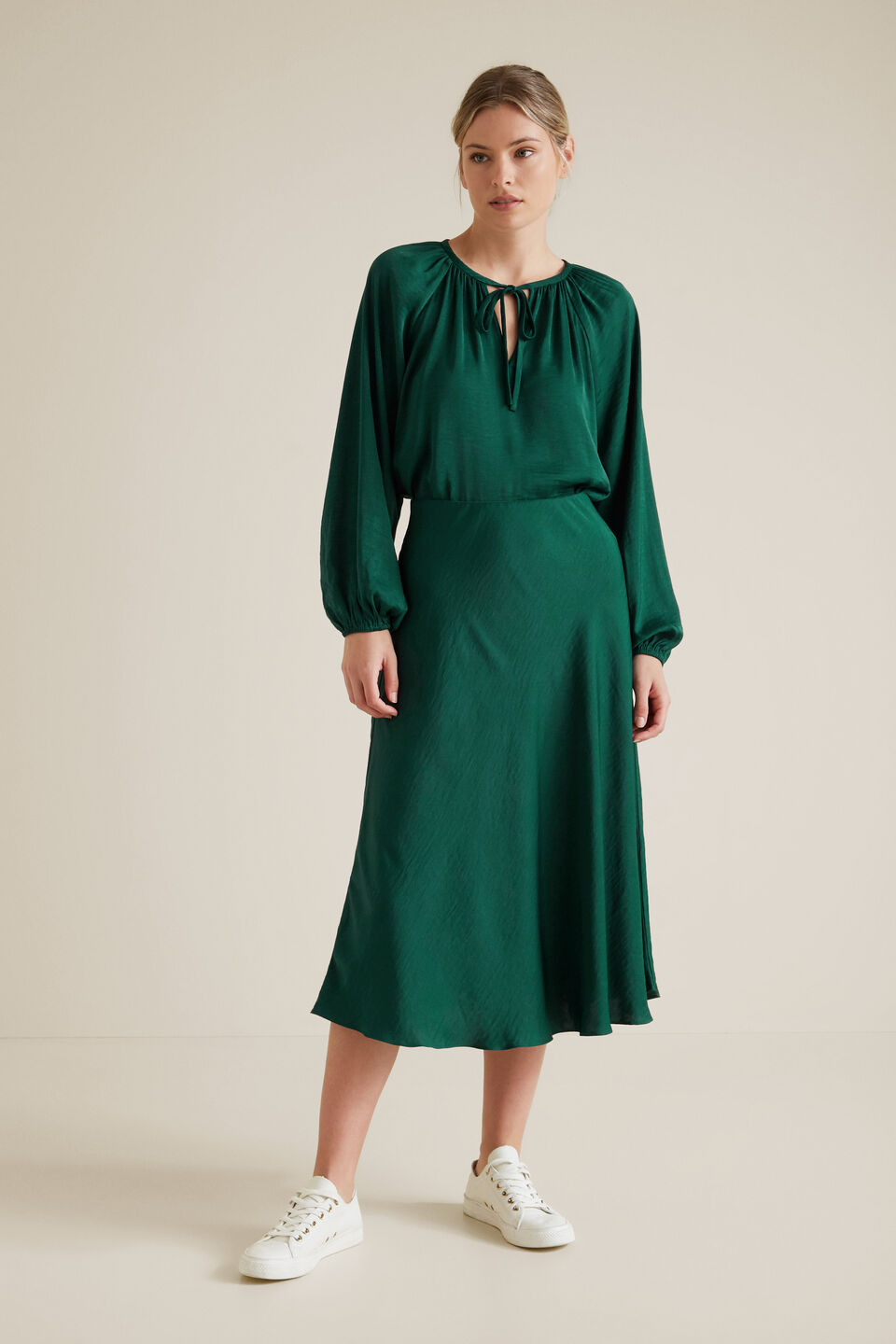 Midi Swing Skirt  