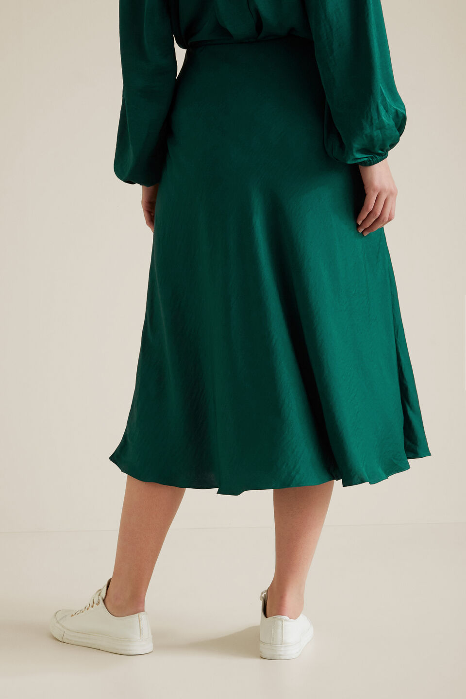 Midi Swing Skirt  