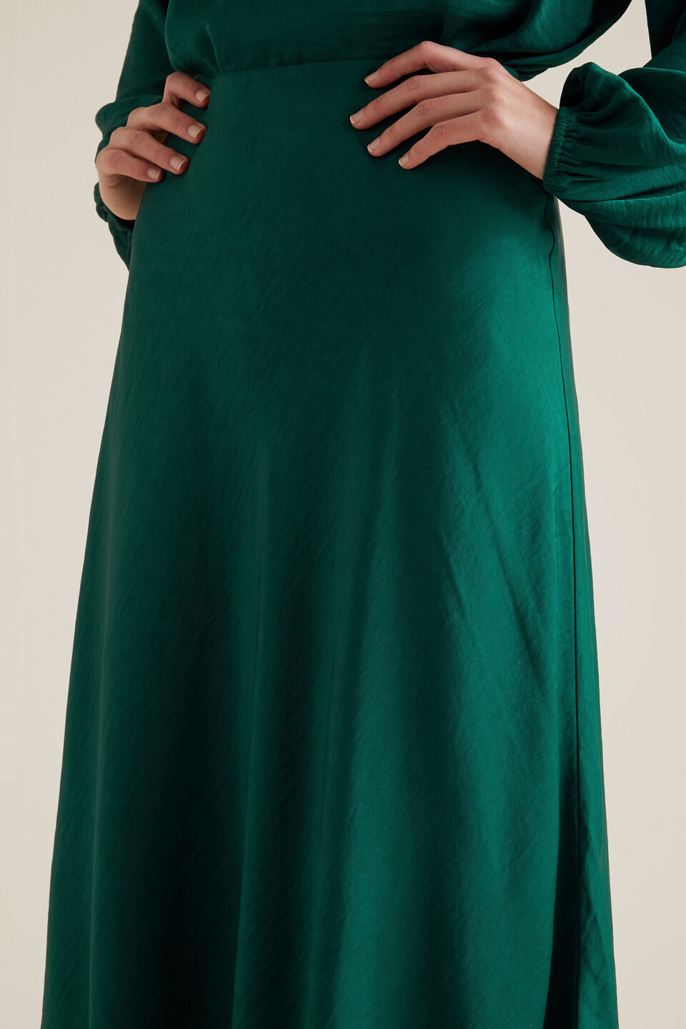 Midi Swing Skirt  
