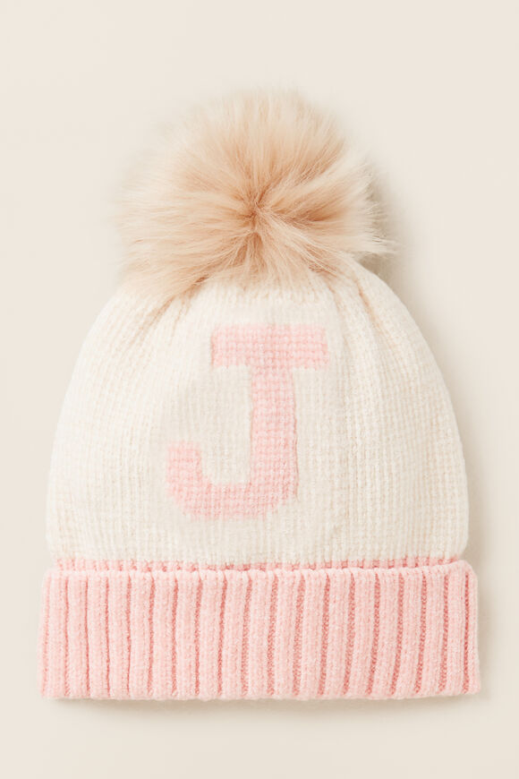 Initial Beanie   J  hi-res