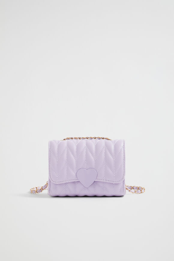 Quilted Cross Body Bag  Orchid  hi-res