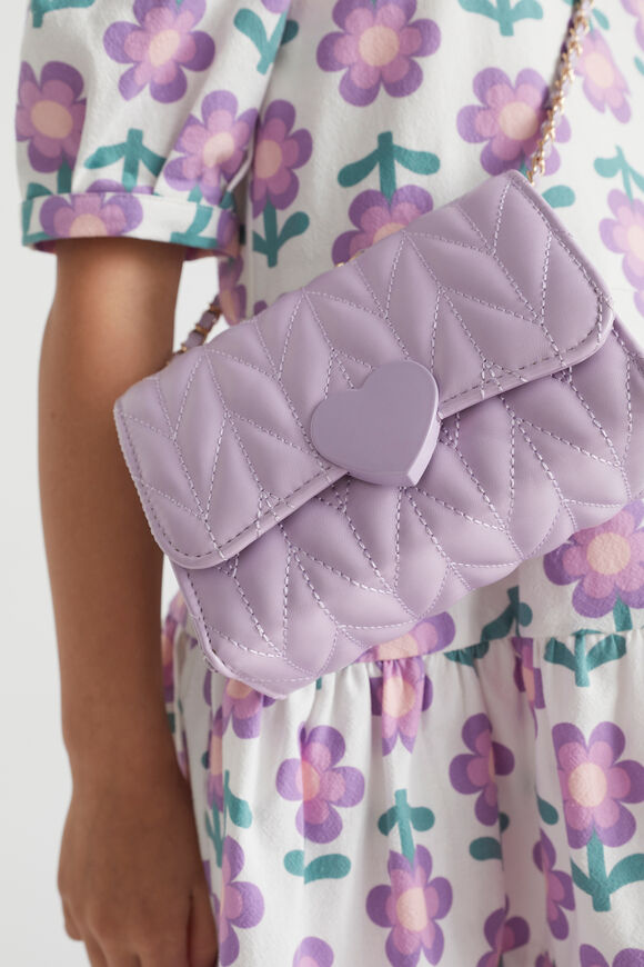 Quilted Cross Body Bag  Orchid  hi-res