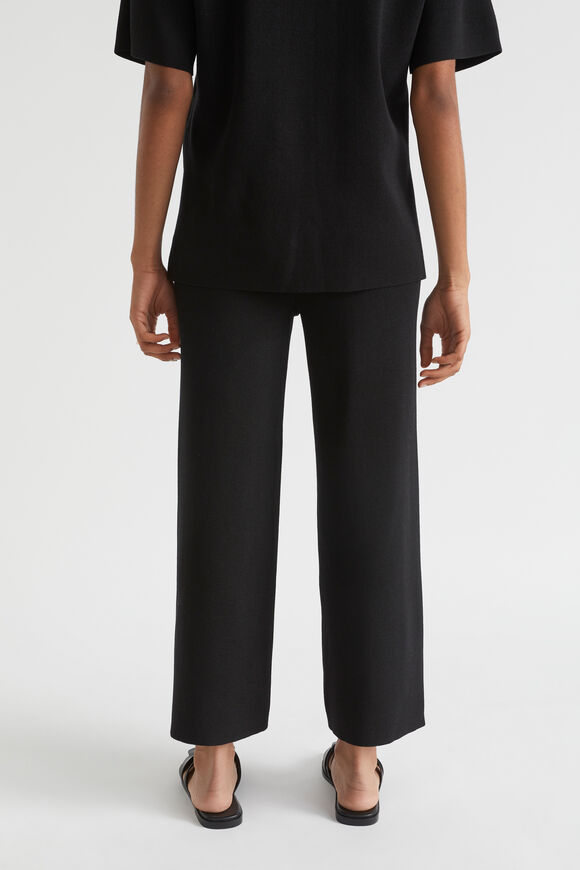 Crepe Knit Pant  Black  hi-res