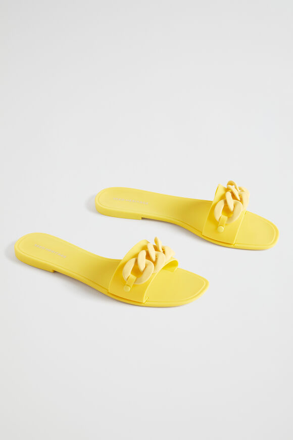 Chain Jelly Slide  Gold Amber  hi-res