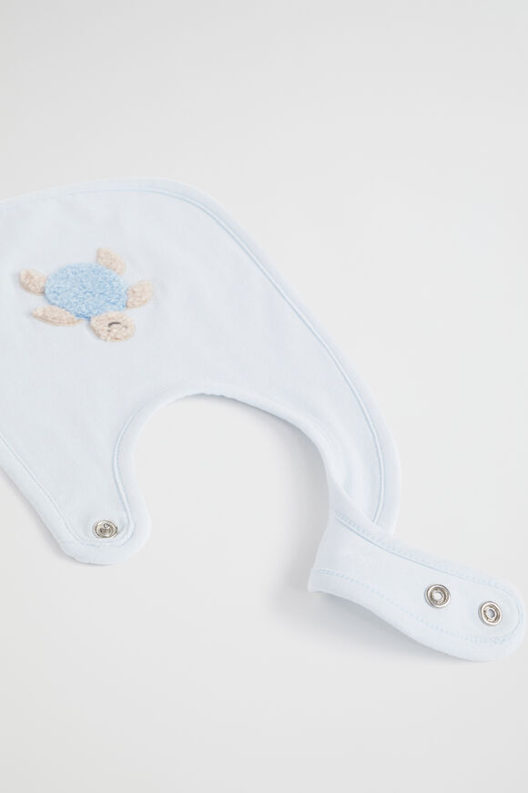 Turtle Bib  Ice Blue  hi-res