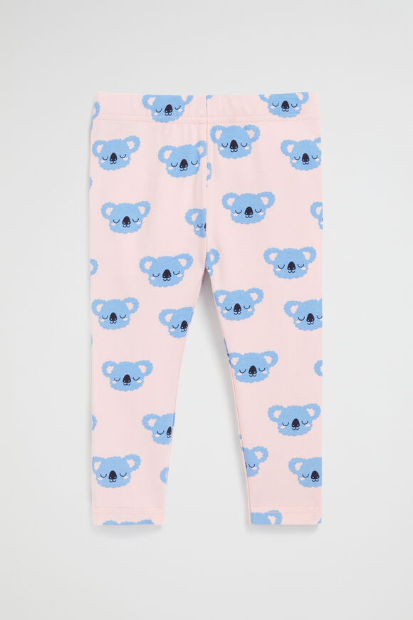 Koala Print Legging  Dusty Rose  hi-res