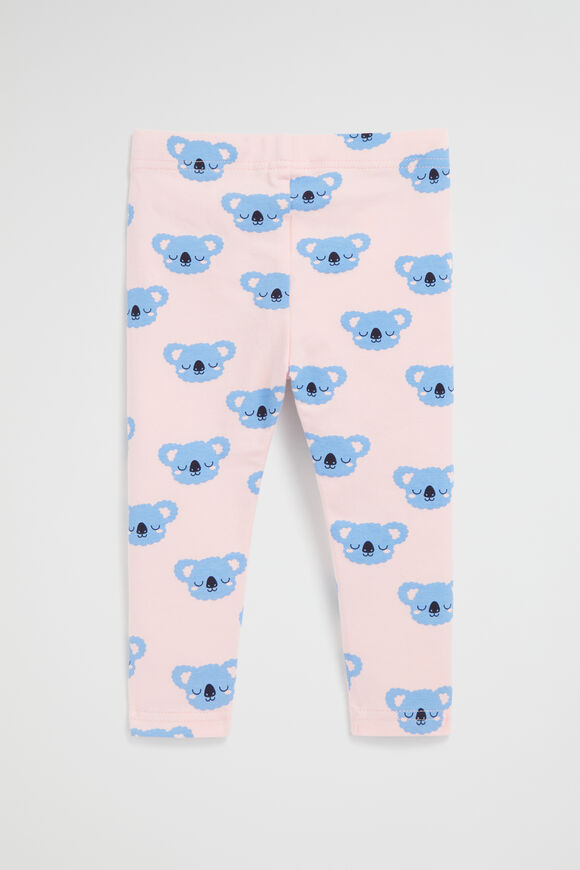 Koala Print Legging  Dusty Rose  hi-res
