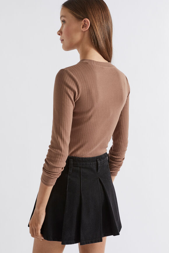 Core Rib Tee  Cocoa  hi-res