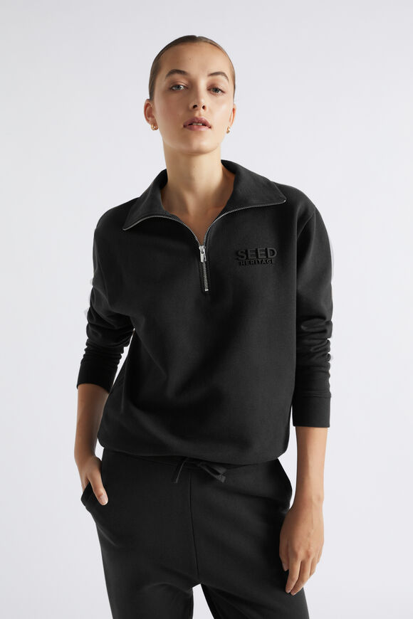 Core Heritage Logo Sweat  Black  hi-res
