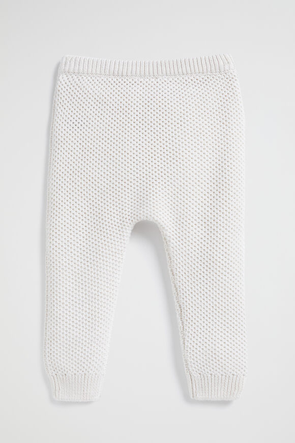 Textured Knit Legging  Snow Marle  hi-res
