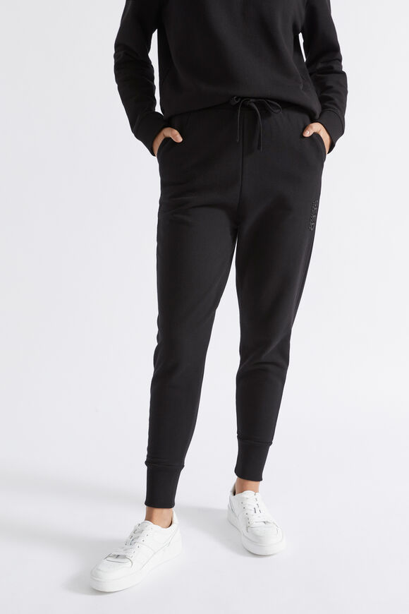 Heritage Logo Terry Trackpant  Black  hi-res