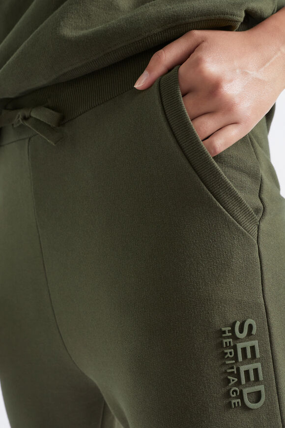 Heritage Logo Terry Trackpant  Dark Fern  hi-res