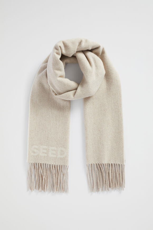 Heritage Wool Scarf  Light Storm  hi-res