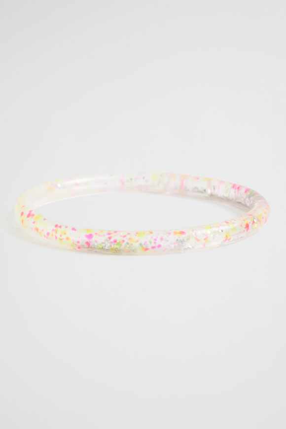 Rainbow Glitter Bangles  Multi  hi-res