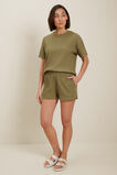 Textured Boxy Tee  Sage Green  hi-res