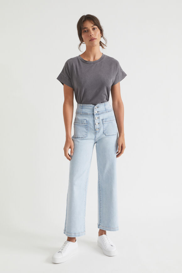 Core Longline Tee  Coal Wash  hi-res
