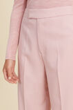 Wool Blend Wide Leg Pant   Soft Berry  hi-res
