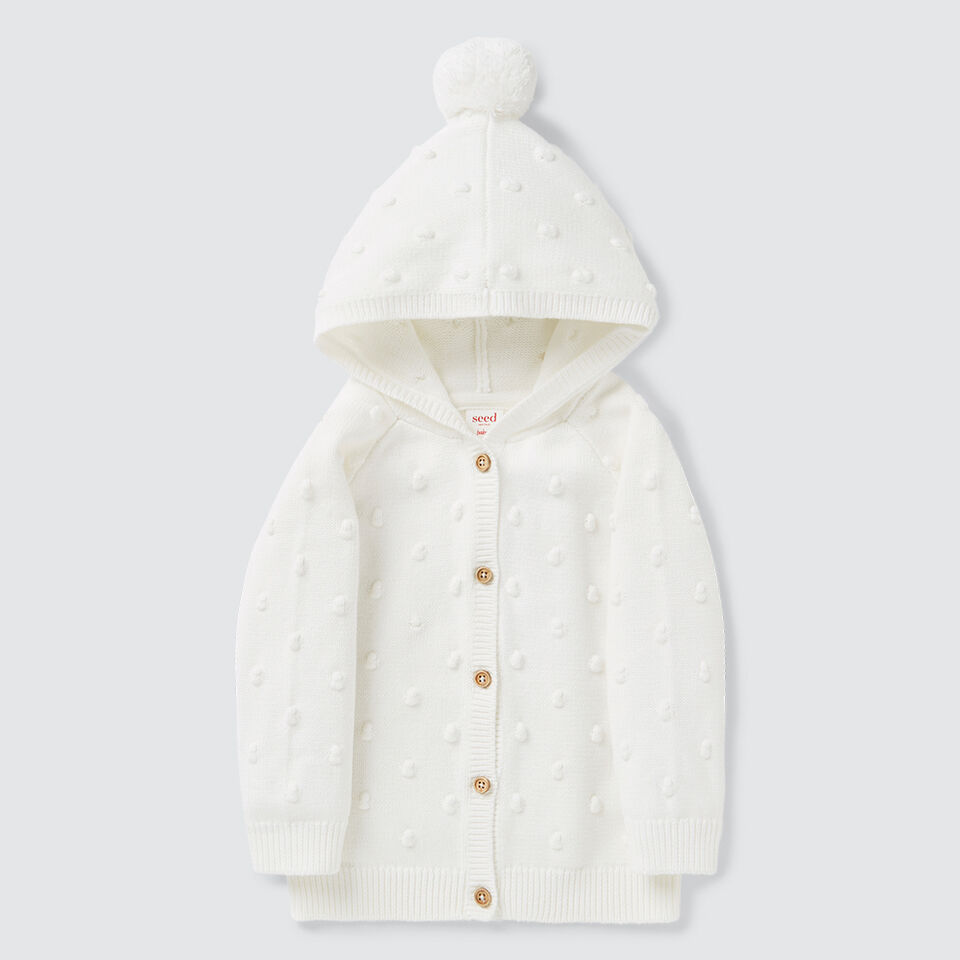 Bobble Knit Cardigan Seed Heritage