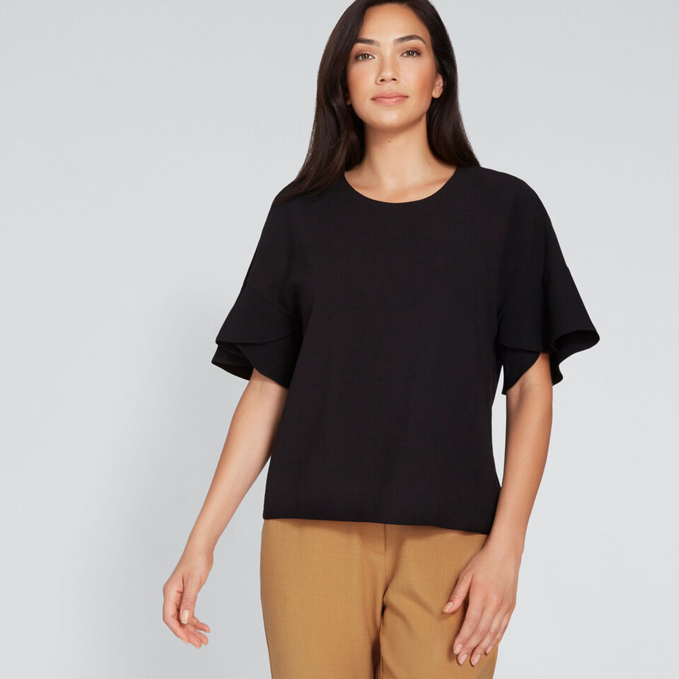 Floaty Sleeve Top Seed Heritage