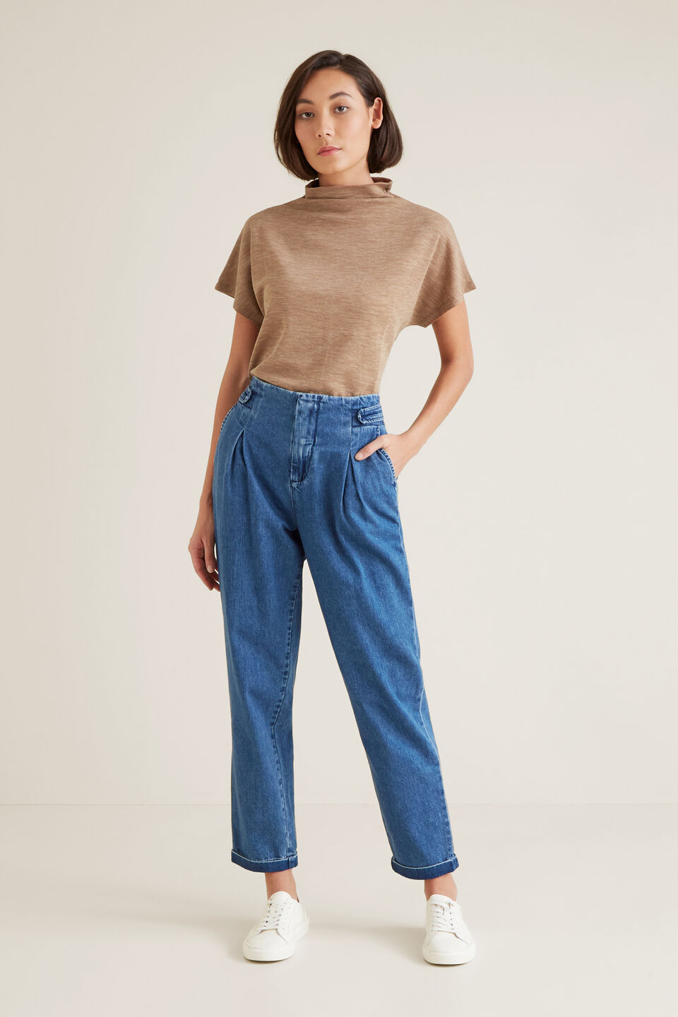Mock Neck Babywool Top  