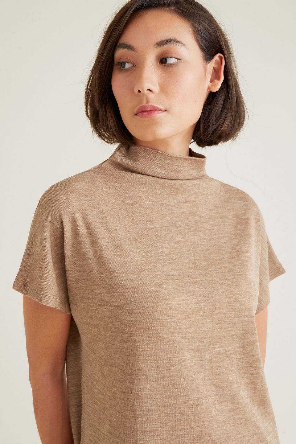Mock Neck Babywool Top  