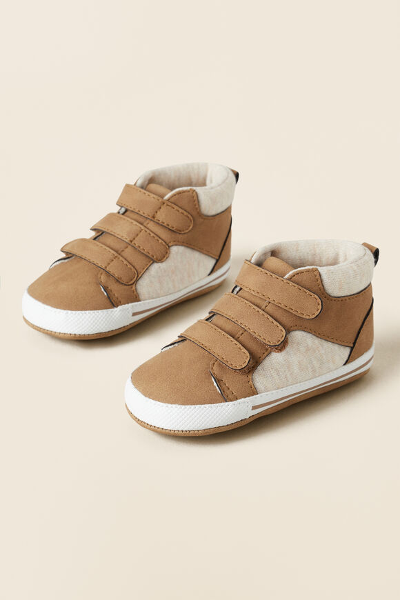 Colourblock Tab Hightop   Caramel  hi-res