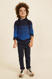 Mixy Stripe Knit  Midnight Blue  hi-res