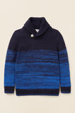 Mixy Stripe Knit  Midnight Blue  hi-res