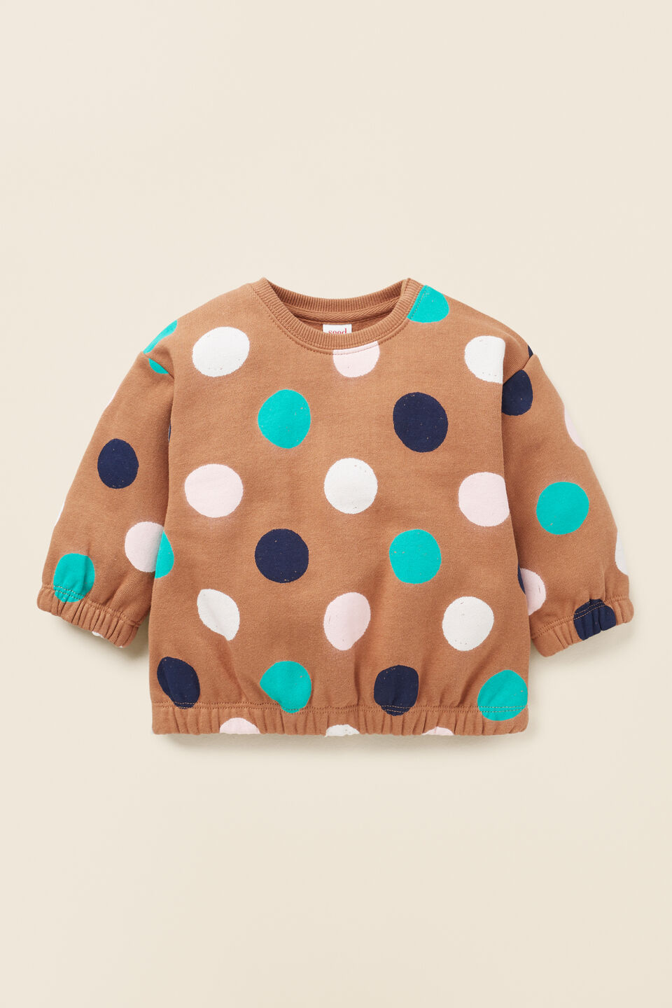 Multi Spot Sweat  Caramel