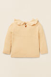 Collared Rib Knit  Dijon  hi-res