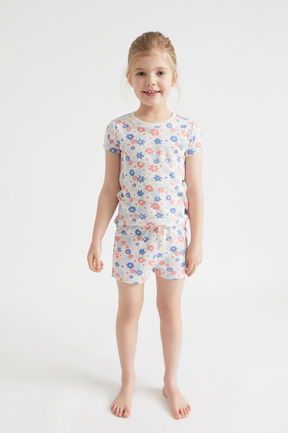 Ditsy Pyjama  Oat Marle  hi-res