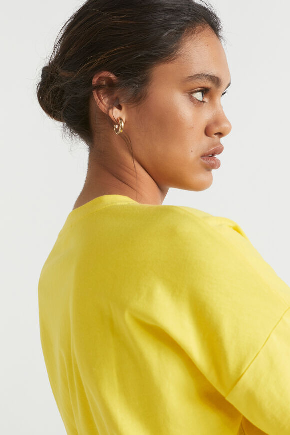 Core Boxy Tee  Gold Amber  hi-res