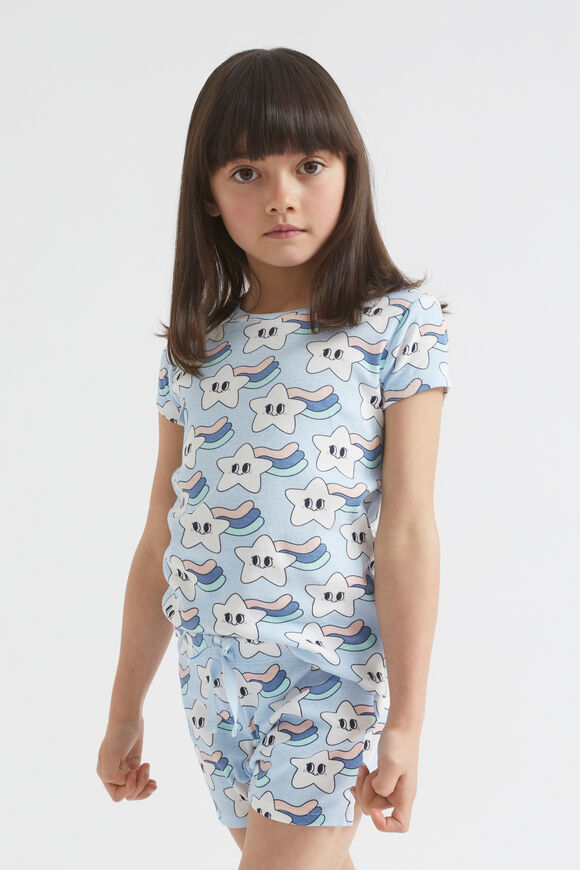 Shooting Star Pyjama  Baby Blue  hi-res