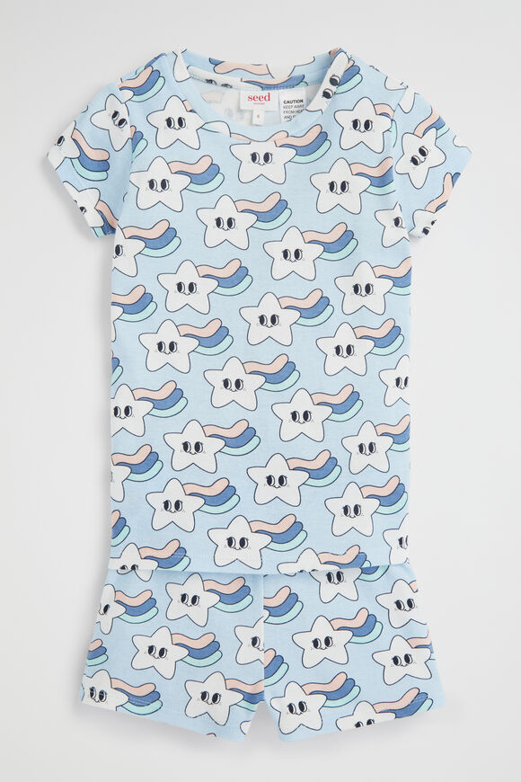 Shooting Star Pyjama  Baby Blue  hi-res