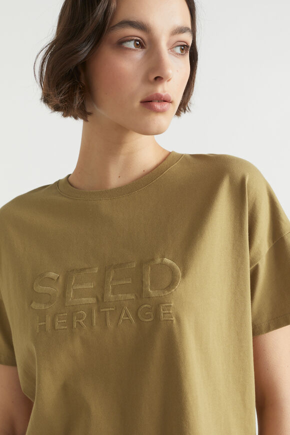 Boxy Logo Tee  Deep Bronze  hi-res