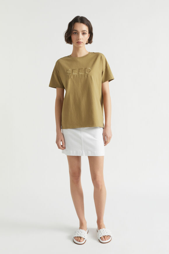 Boxy Logo Tee  Deep Bronze  hi-res