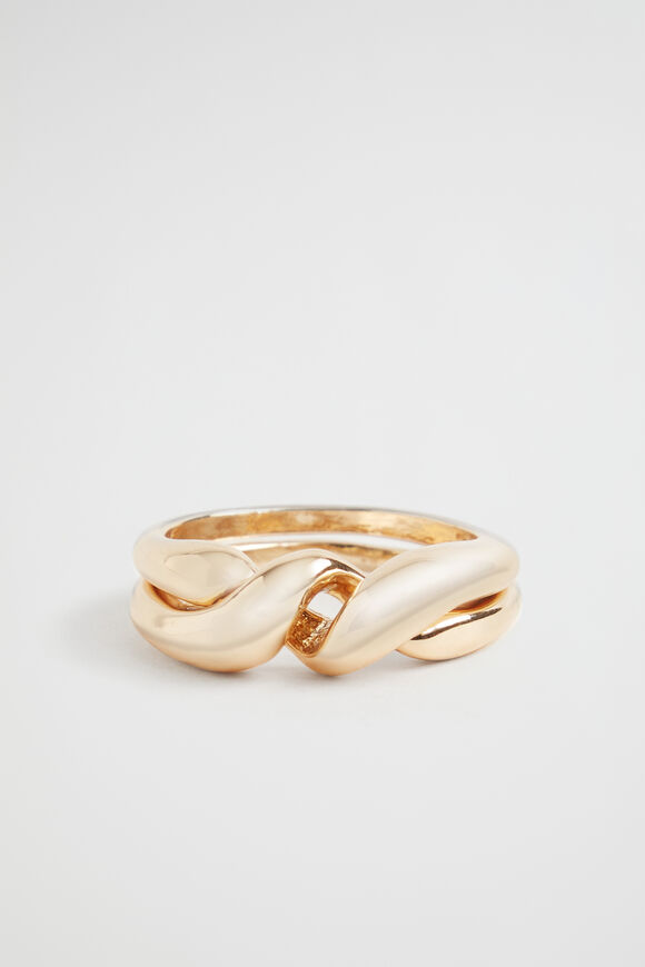 Interlock Ring  Gold  hi-res