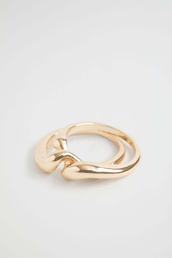 Interlock Ring  Gold  hi-res