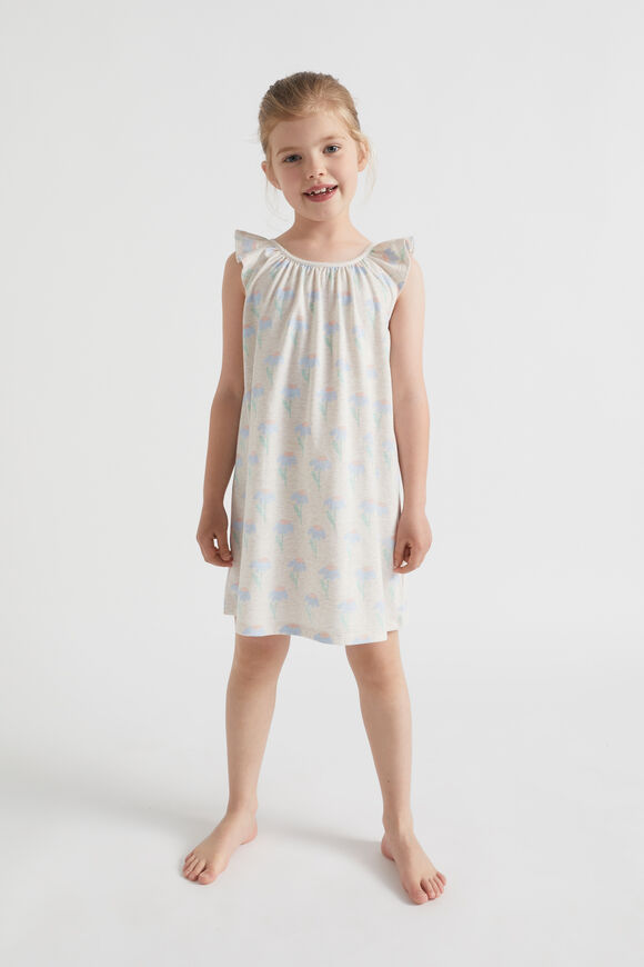 Daisy Nightie  Oat Marle  hi-res