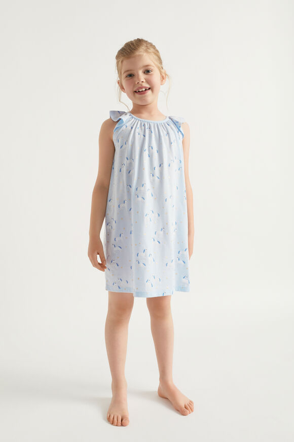 Unicorn Nightie  Baby Blue  hi-res