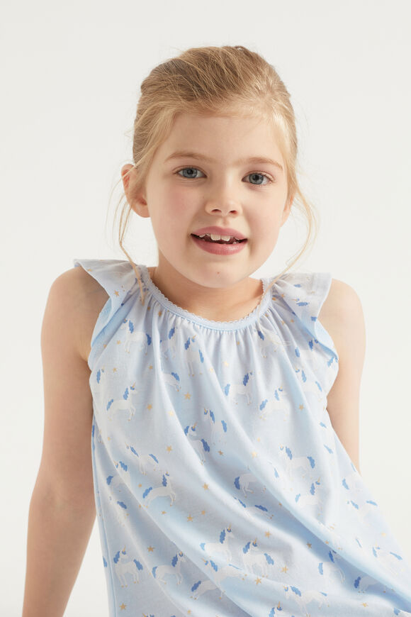 Unicorn Nightie  Baby Blue  hi-res