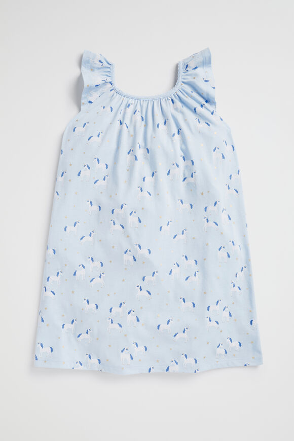 Unicorn Nightie  Baby Blue  hi-res