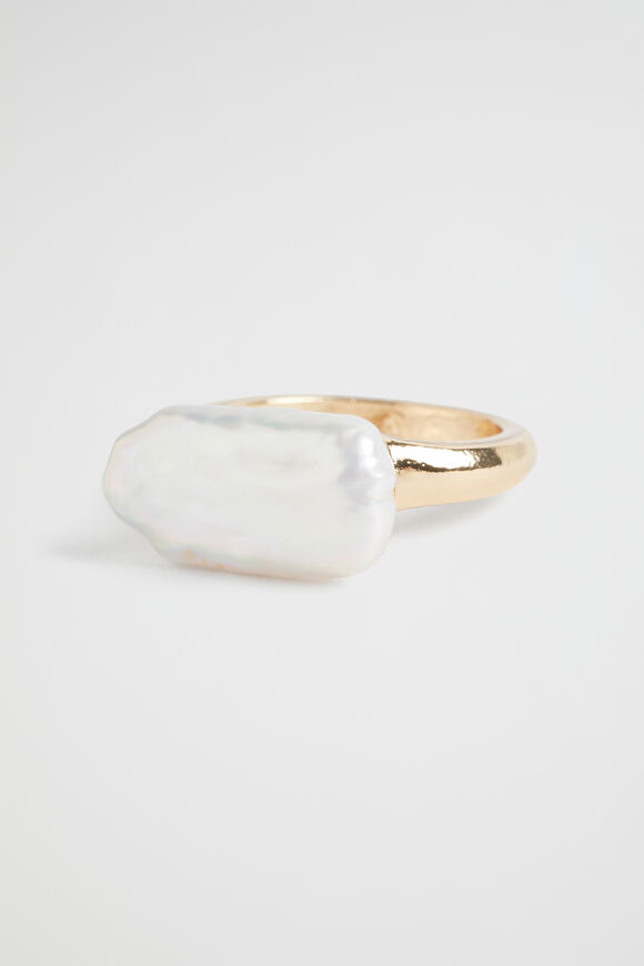 Pearl Ring  Gold  hi-res