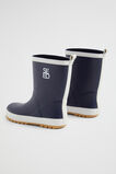 Seed Logo Rubber Gumboot  Navy  hi-res