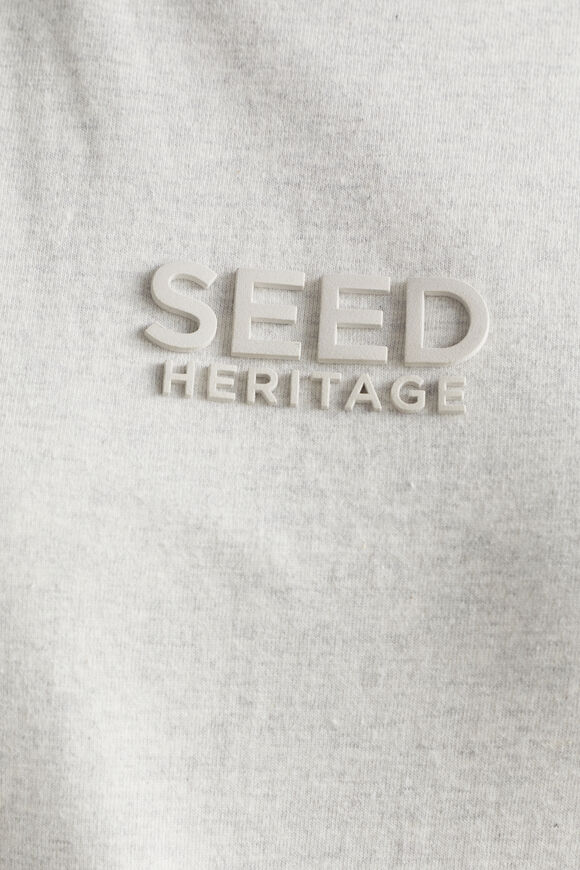 Heritage Logo Tee  Light Grey Marle  hi-res